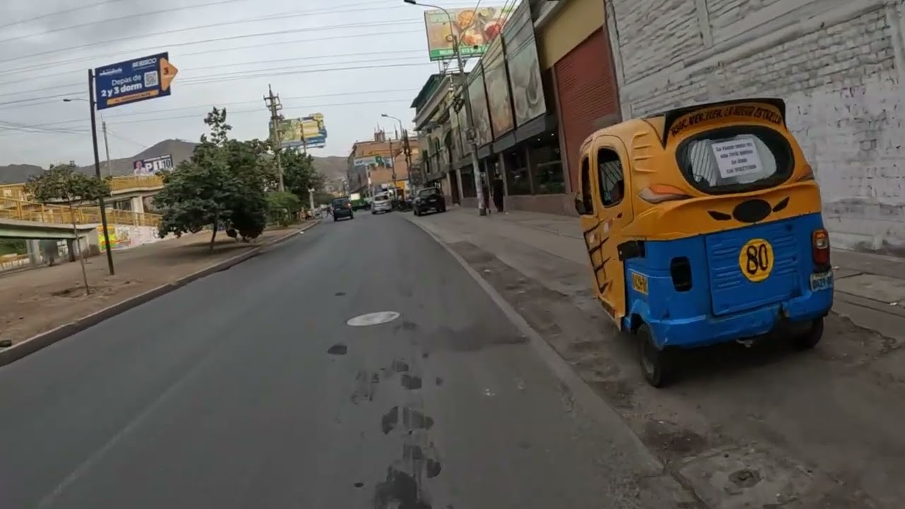 Así llegué de Comas a Gamarra en bici en 1 hora