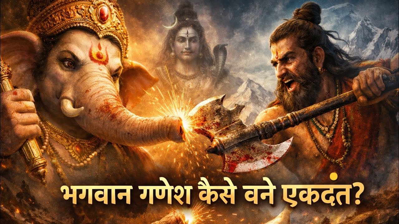 भगवान गणेश कैसे बने एकदंत||विघ्नहर्ता गणेश||एकदंत: त्याग, मर्यादा और शक्ति की कथा||Spiritual Story