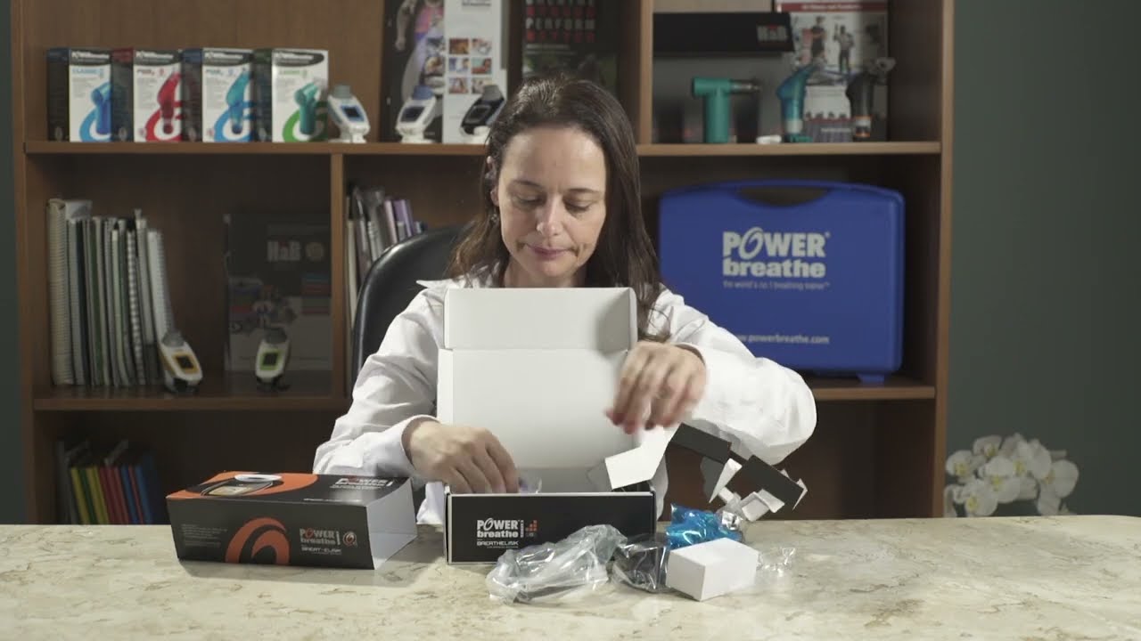 Unboxing The POWERbreathe K5 Electronic Breathing Training Device