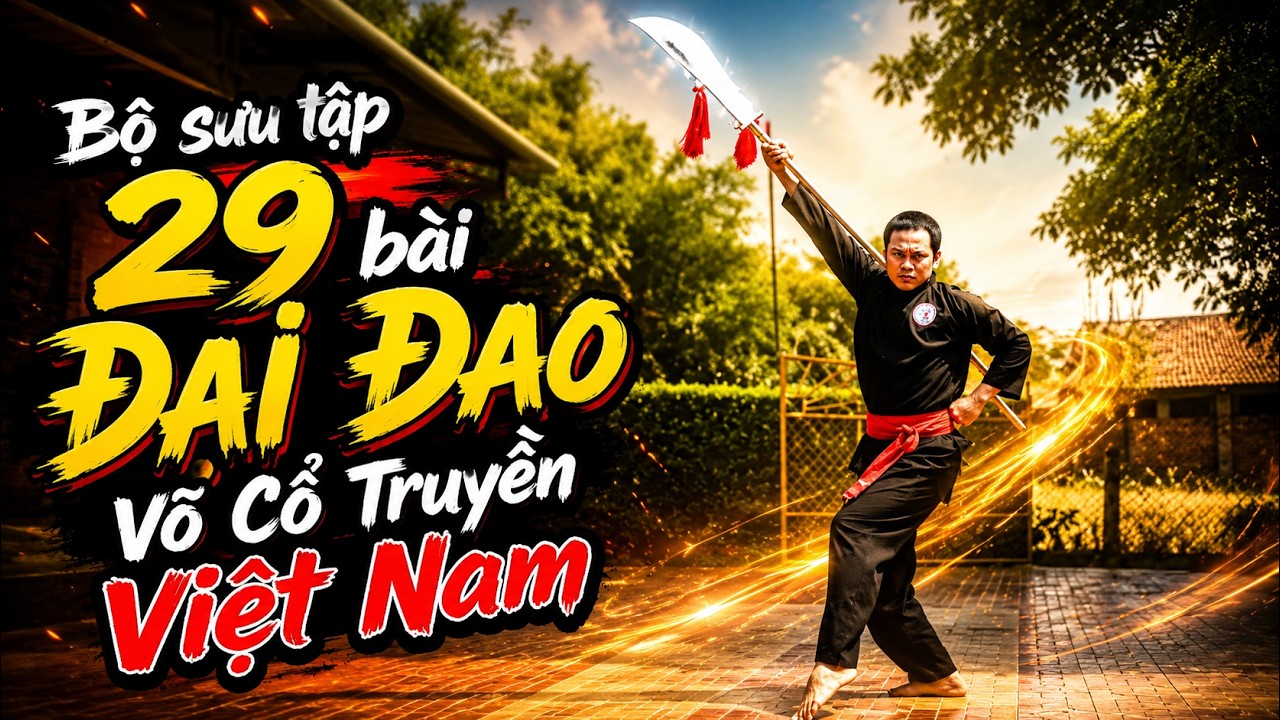 Bộ sưu tập 29 bài Đại Đao Võ Cổ Truyền Việt Nam!