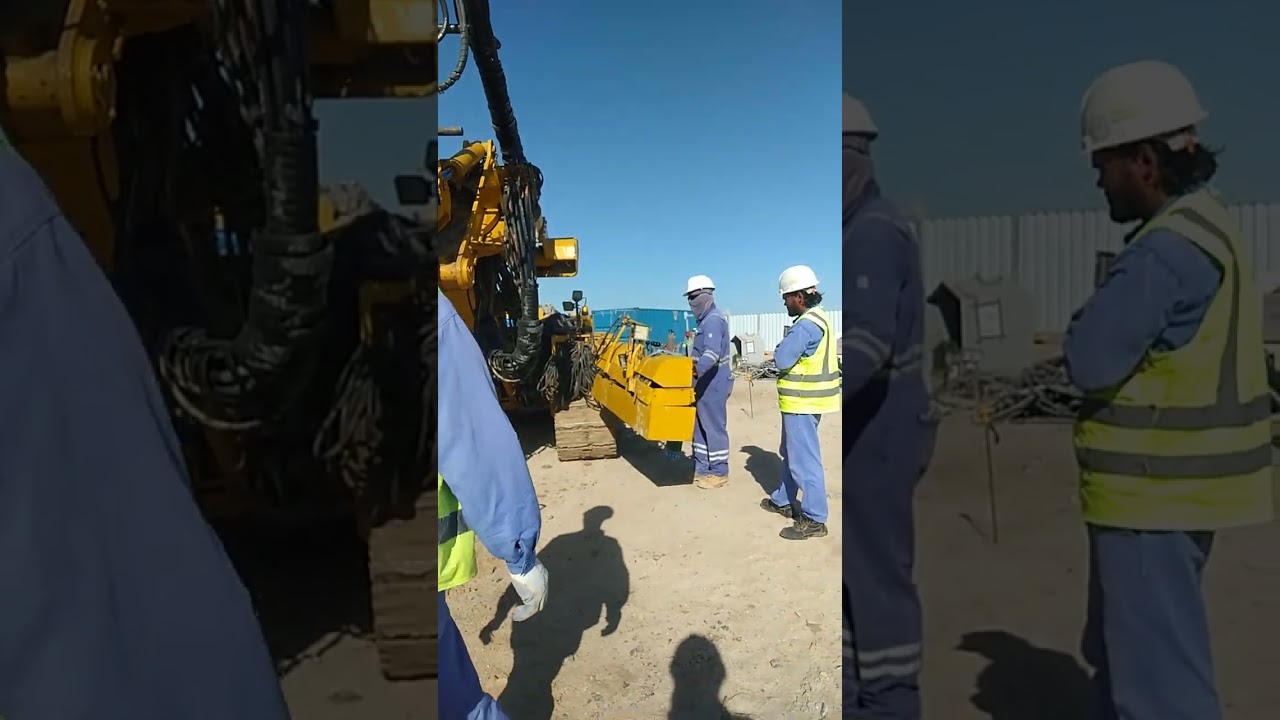 drilling borehole system for concrete ground level strong before building make. #undergrounddrill