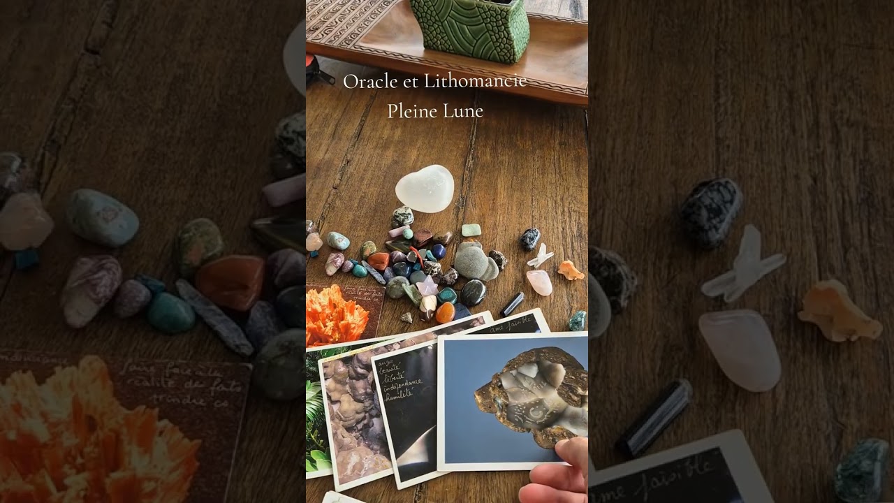 Pleine Lune du 12 avril 2025 : oracle et lithomancie
