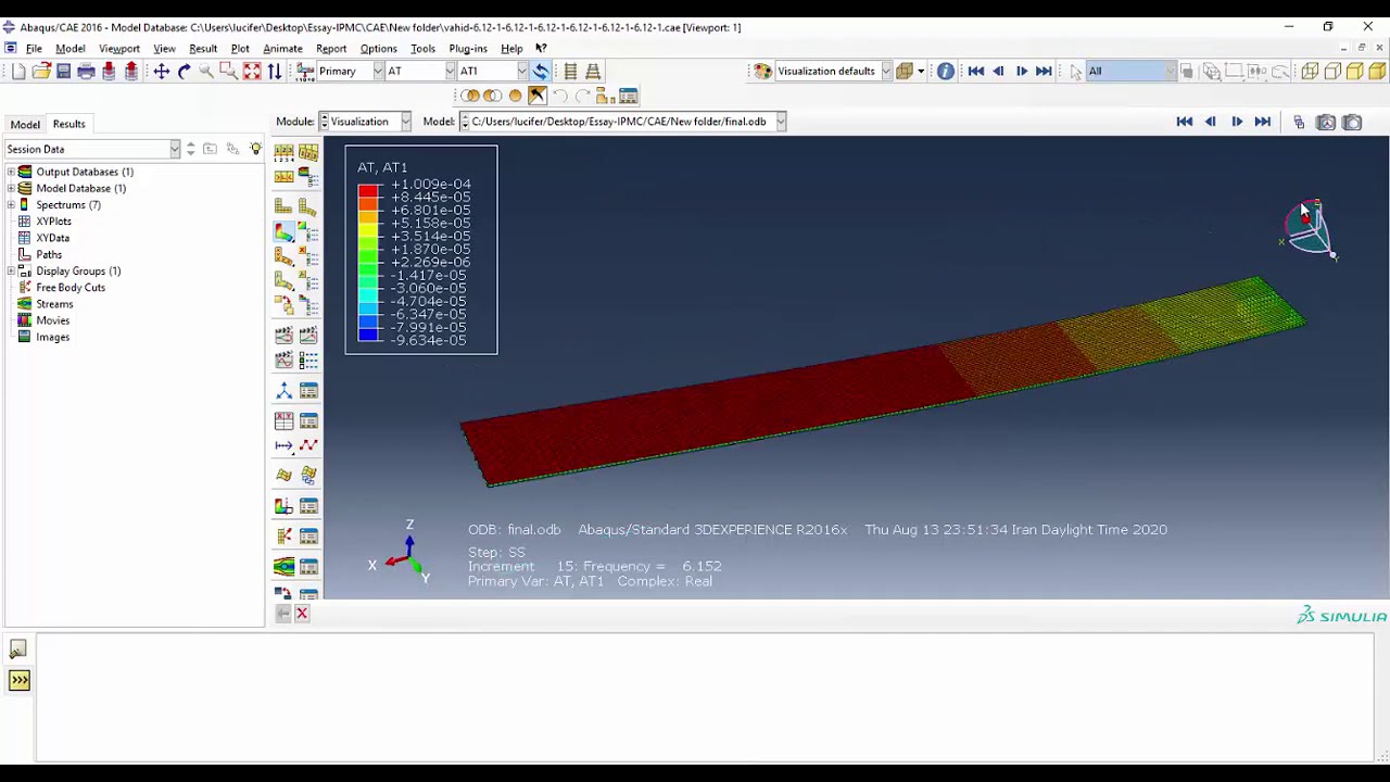 Piezoelectric Analysis in Abaqus 2016: Step-by-Step Tutorial