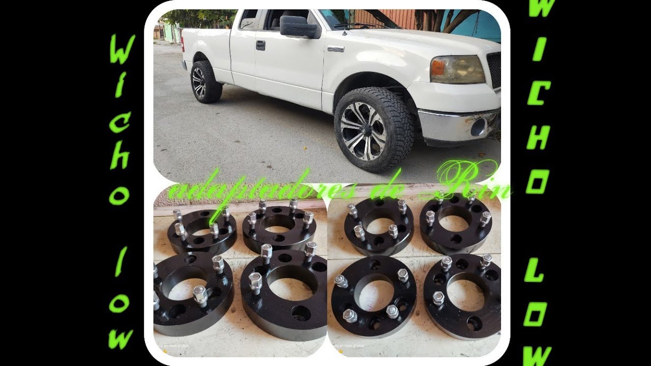 como se hacen unos adaptadores de rines 6 birlos a 5 birlos para camioneta f150