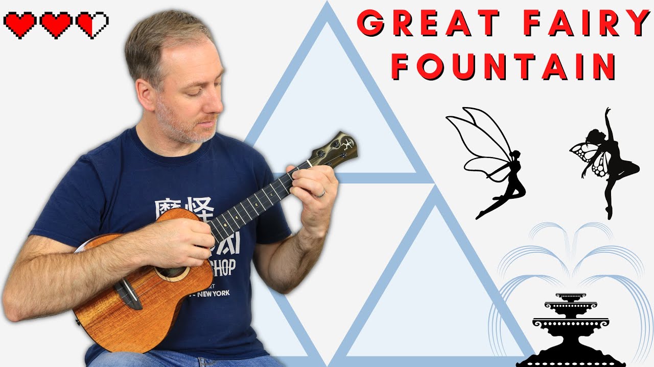 Great Fairy Fountain || The Legend of Zelda || Ukulele Tutorial