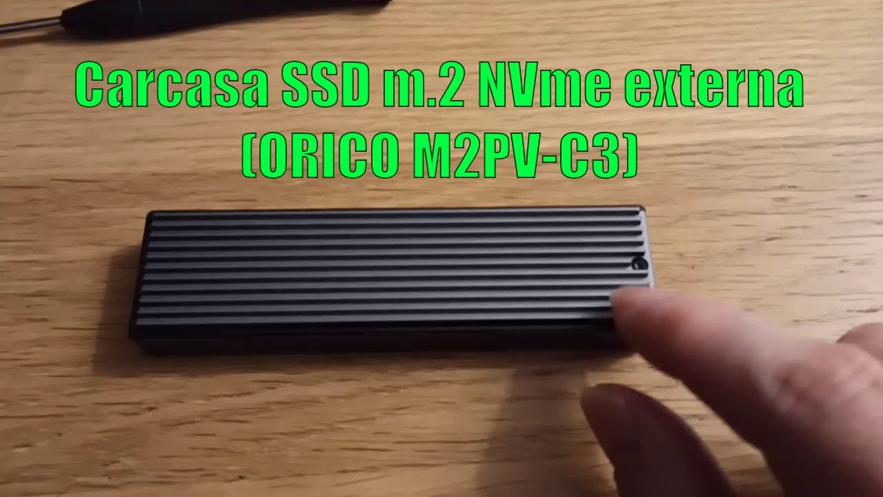 Carcasa SSD m.2 NVme externa (ORiCO M2PV-C3)