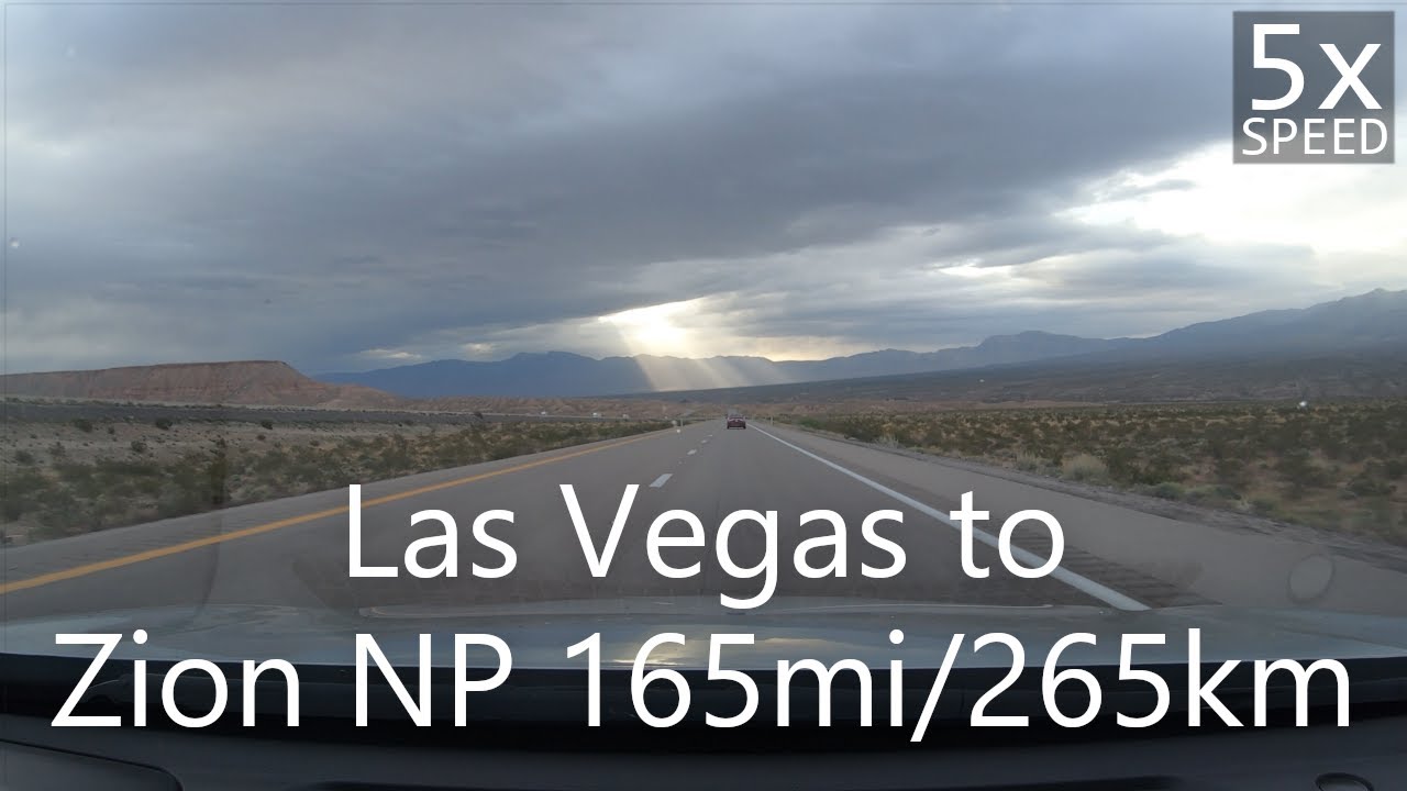 Las Vegas to Zion National Park / ラスベガス→ザイオン国立公園 265km