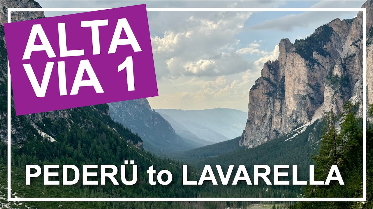 🇮🇹 Dolomites | Alta Via 1 | #3 Hiking Rifugio Pederü to Lavarella