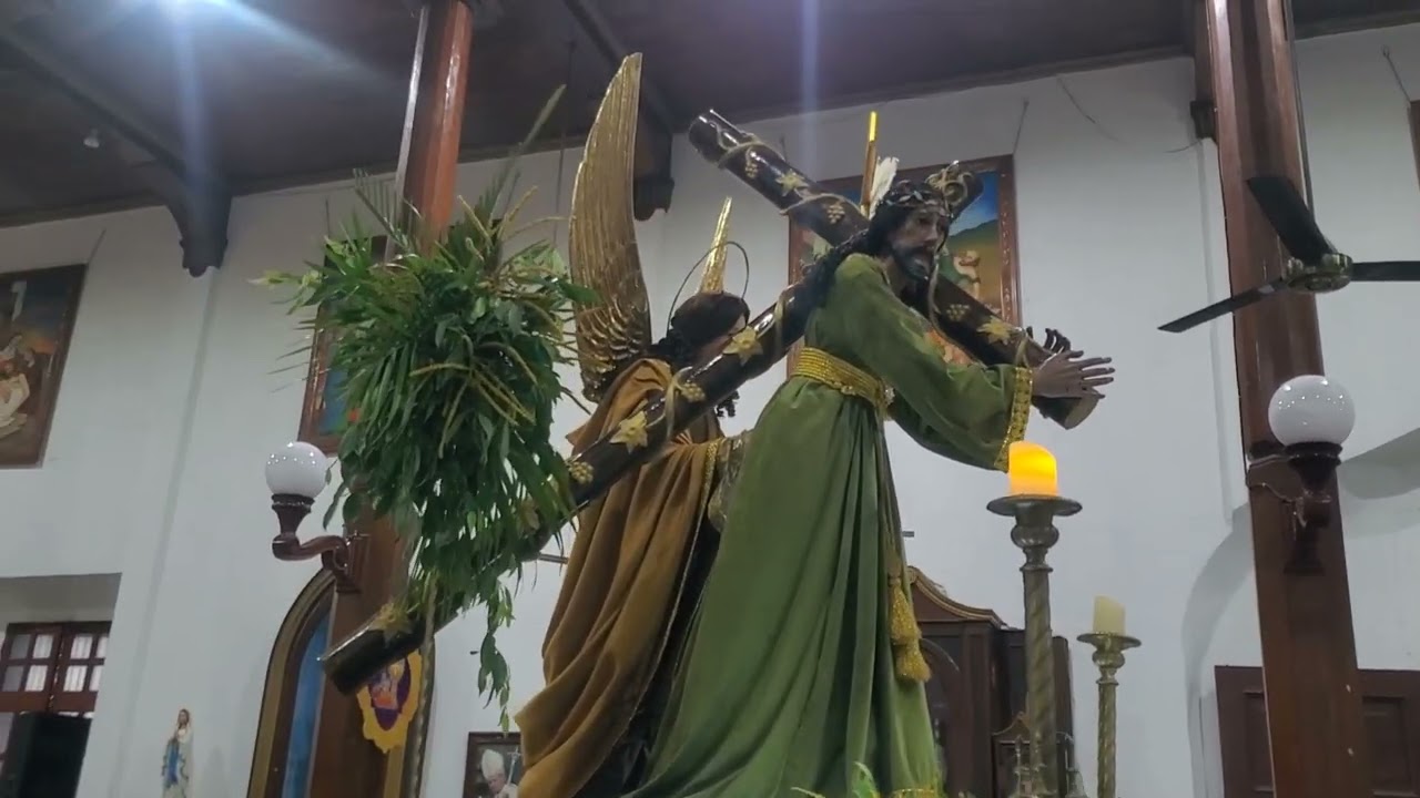 Tercer viacrucis de cuaresma 2026 parroquia dulce nombre de Jesús el calvario 2026 chinandega ✝️💜.