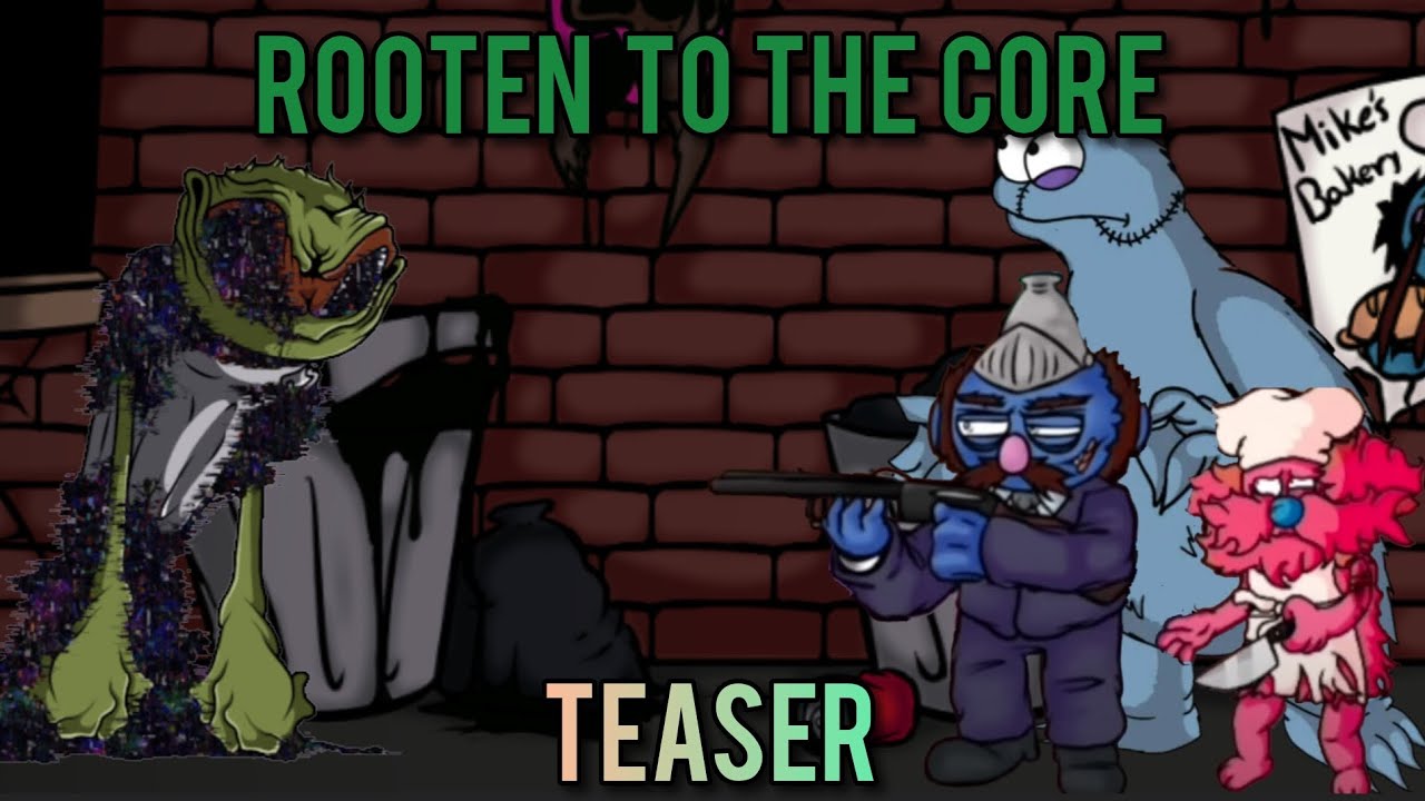 FNF' Broken Strings || Rooten To The Core teasers || concept animation (Composer by @EMI42708 )