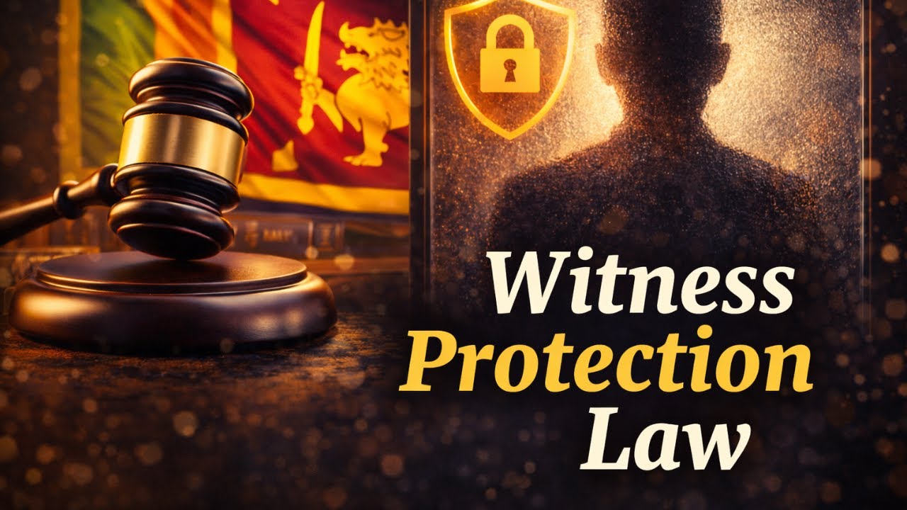 Witness Protection Law in Sri Lanka | Critical Analysis ⚖️