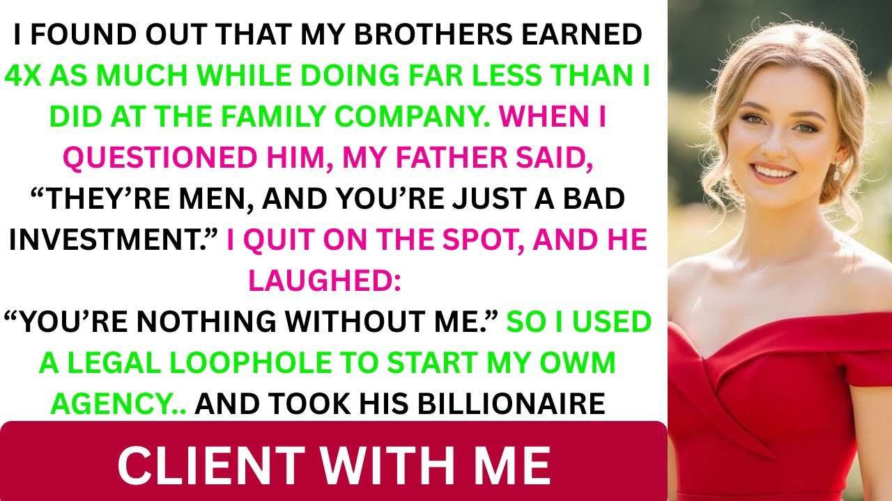My Father Justified My Brothers Being Paid 4X My Salary — I Quit And He Instantly Regretted It...