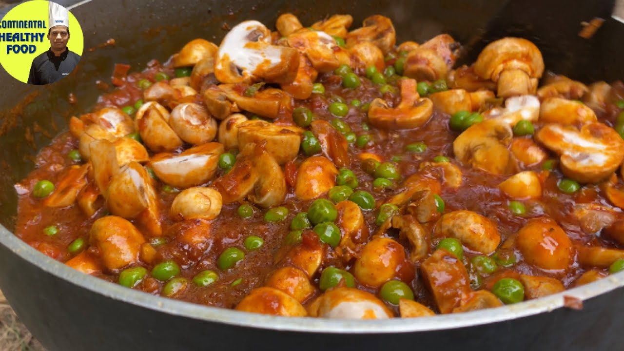 Matar Mushroom Ki Sabji: Recipe of matar mushroom in hindi