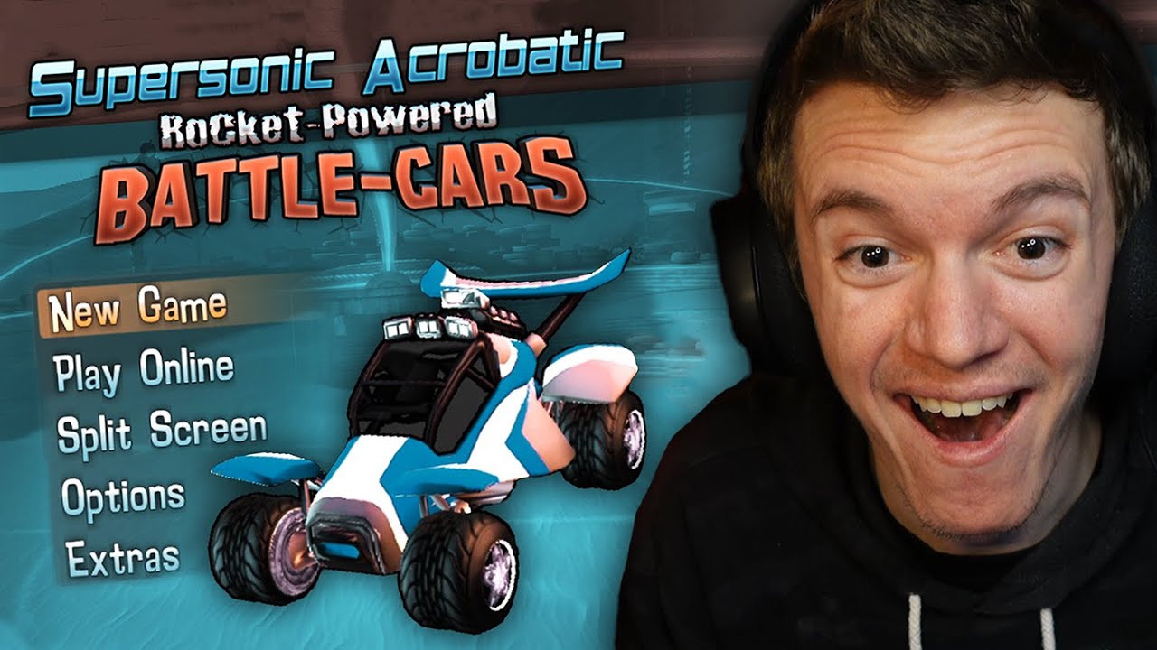 PLAYING THE *FIRST* VERSION OF ROCKET LEAGUE! (SARPBC)