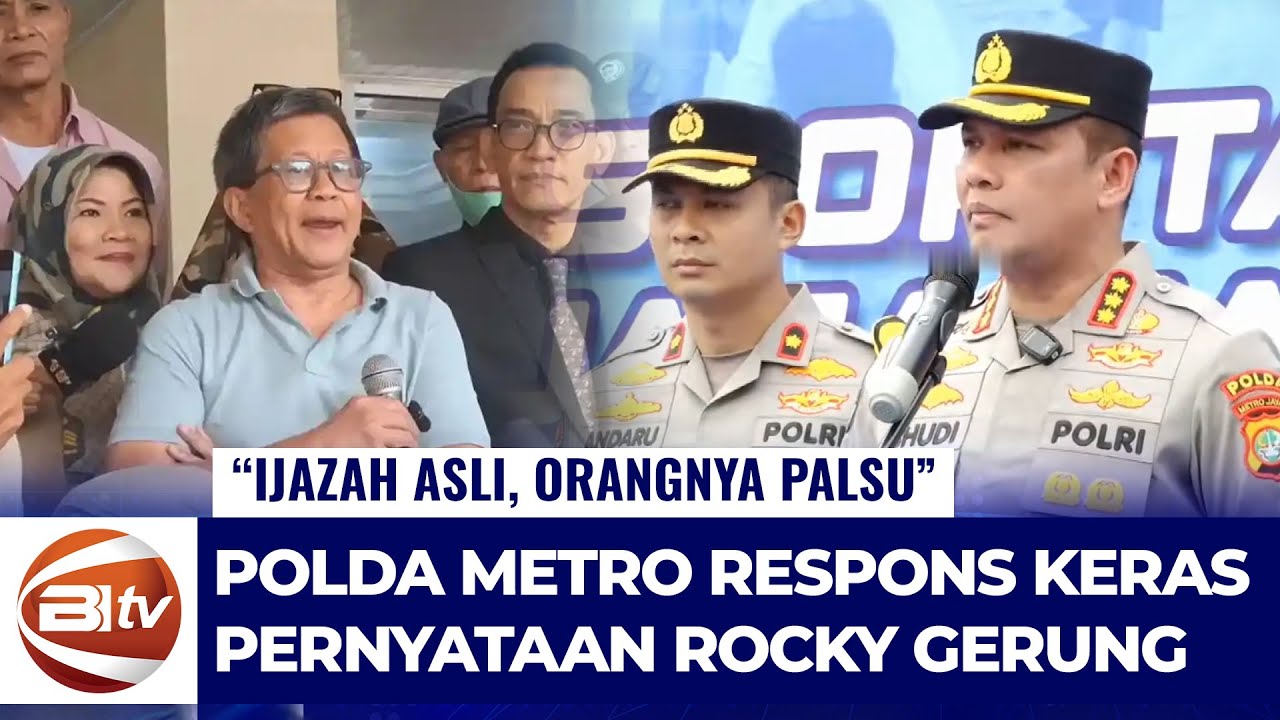 Ramai Ijazah Jokowi! Polisi Respons Keras Pernyataan Rocky Gerung