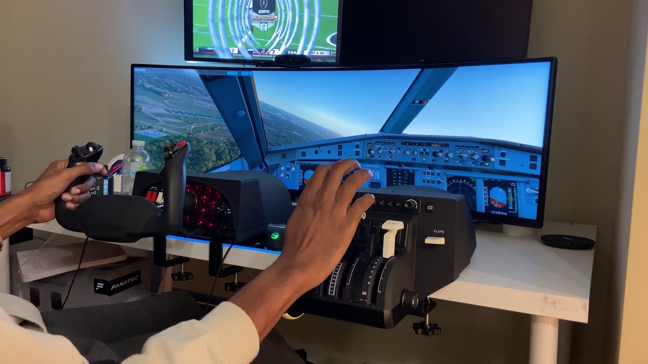 Take Off KDTW to KCMH Honeycomb Alpha Yoke and Throttle - MSFS2020