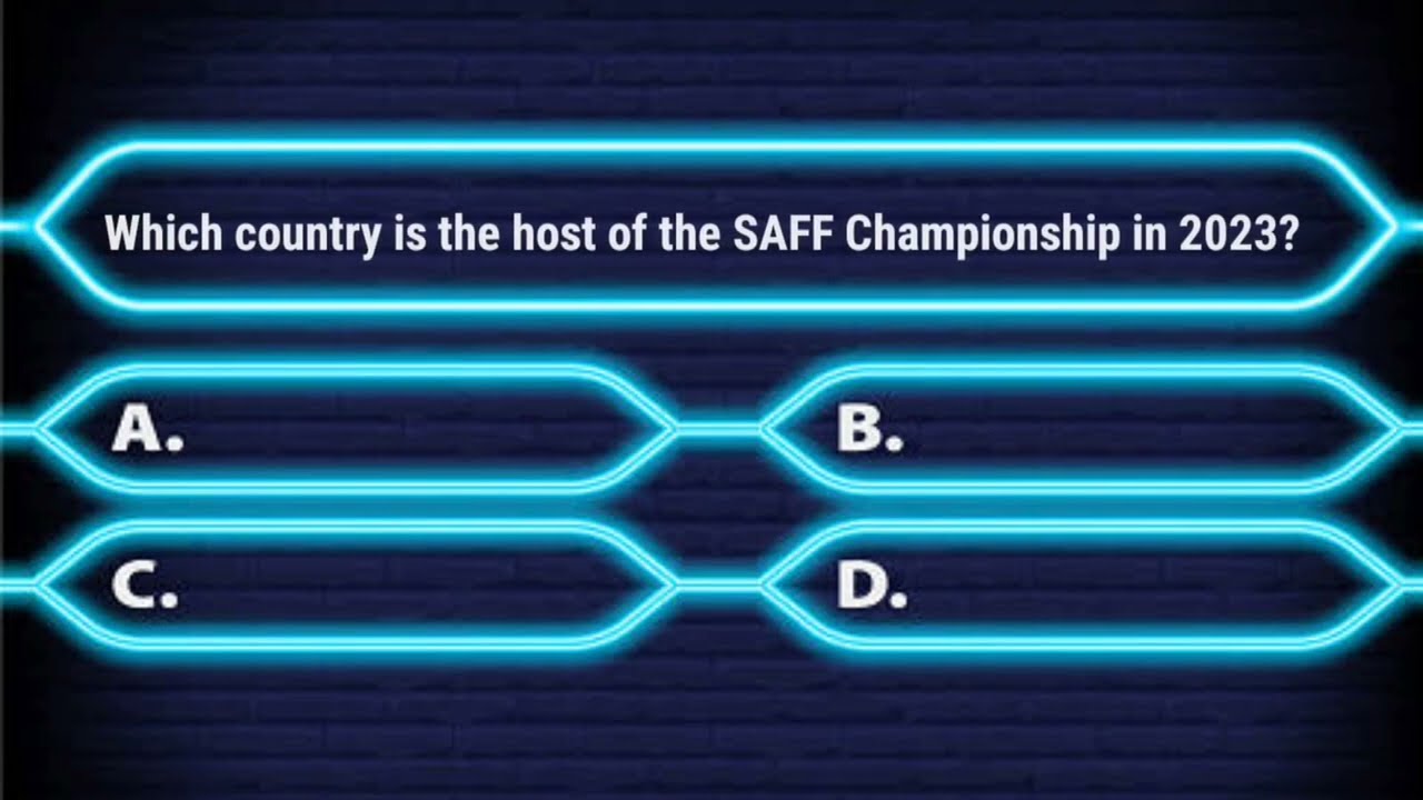 Which country is the host of the SAFF Championship in 2023?