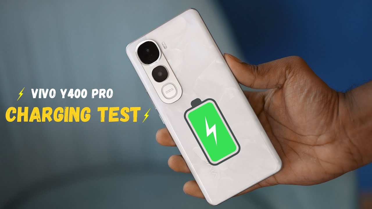 Vivo Y400 Pro Charging Test ⚡️ 90W FlashCharge 🔋 5500mAh Battery Speed Test