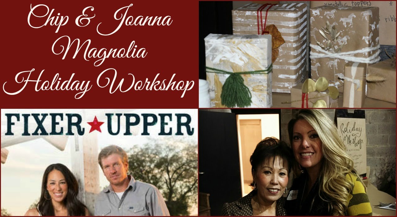 HGTV FIXER UPPER MAGNOLIA HOLIDAY WORKSHOP | GIFT WRAPPING IDEAS