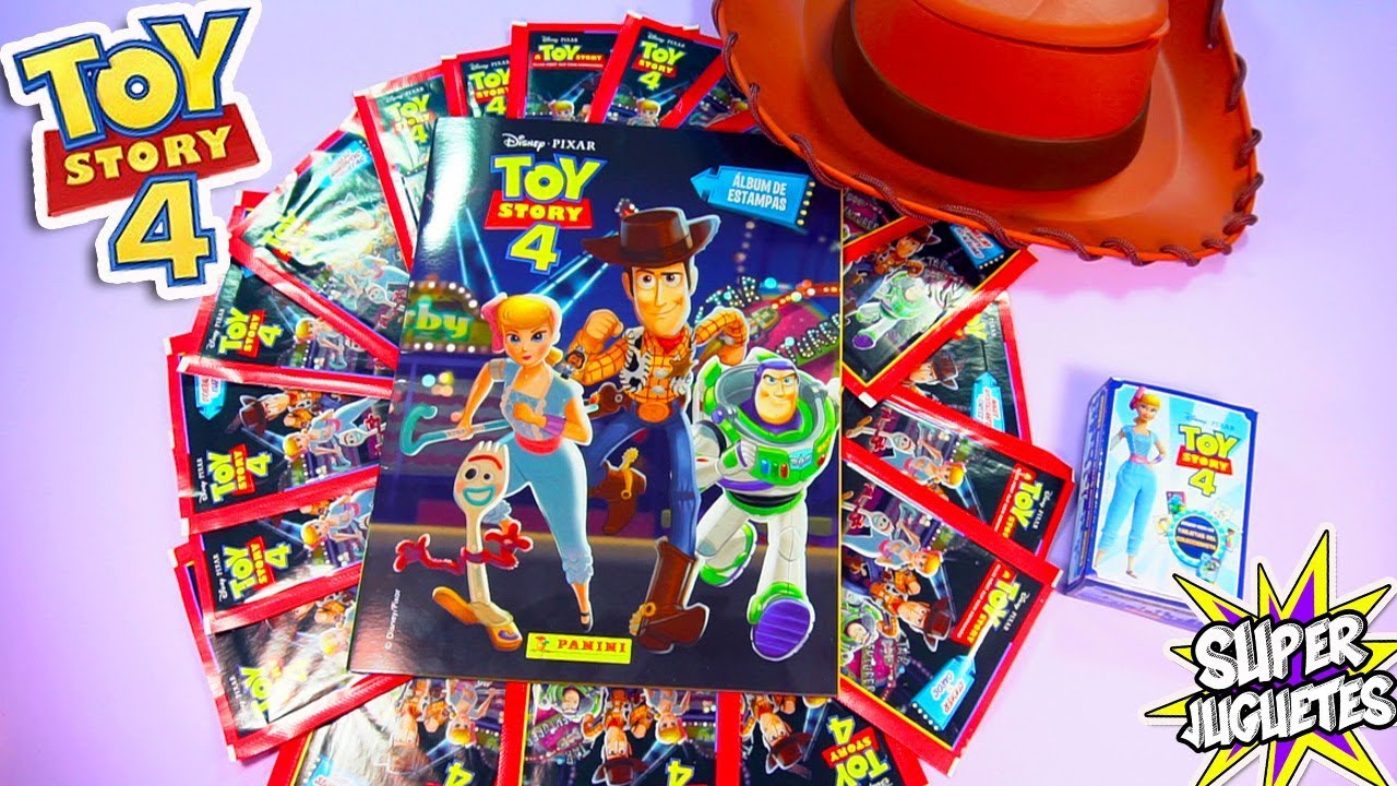 Llenando un album de Toy Story 4 con Stickers de Panini - Mis superjuguetes