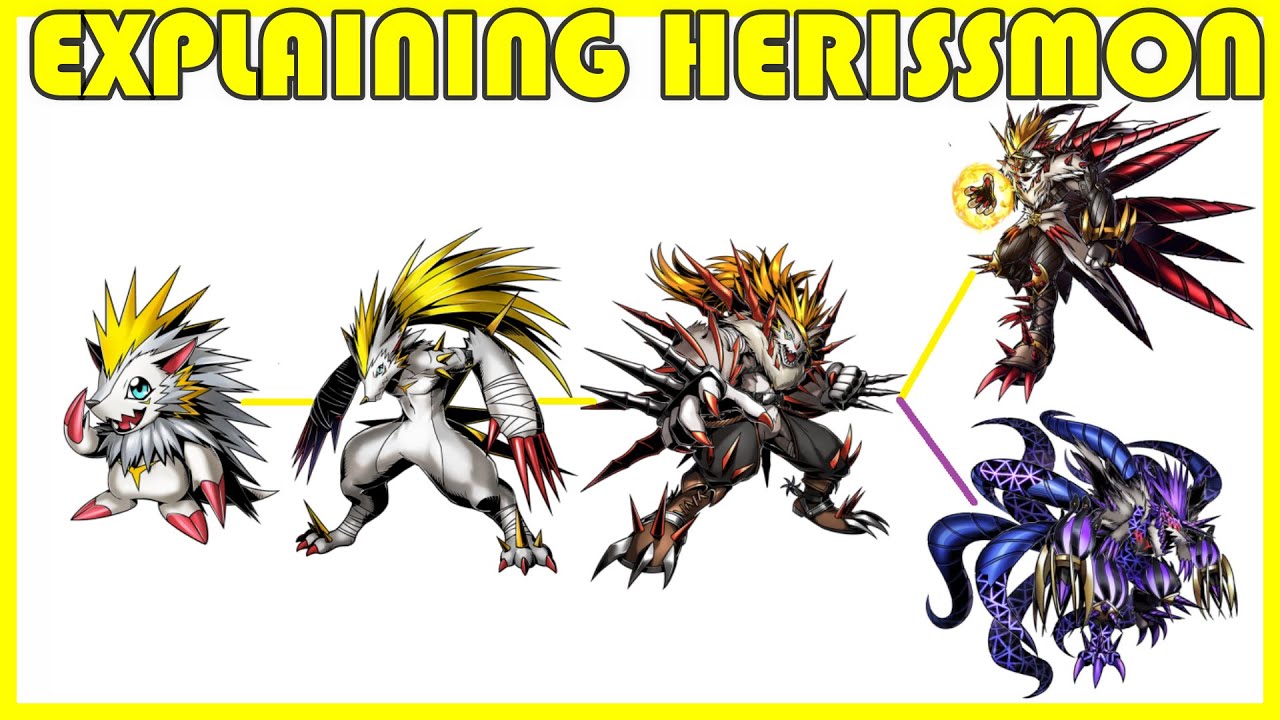 Explaining Digimon: HERISSMON DIGIVOLUTION LINE [Digimon Conversation #89]
