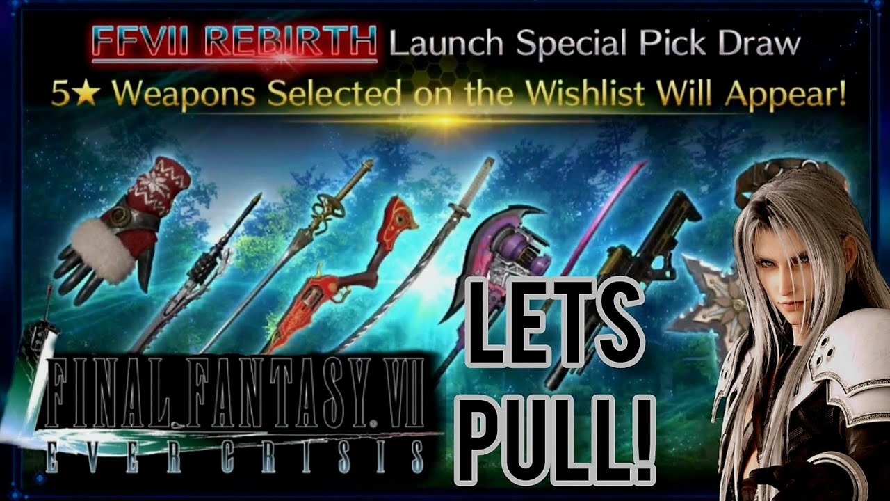 Final Fantasy VII Ever Crisis] FFVII Rebirth Launch Special Draw/ Let's Pull!