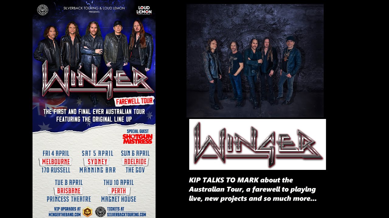 KIP WINGER talks to Mark about the Farewell Tour, the end of Winger and the future 2025