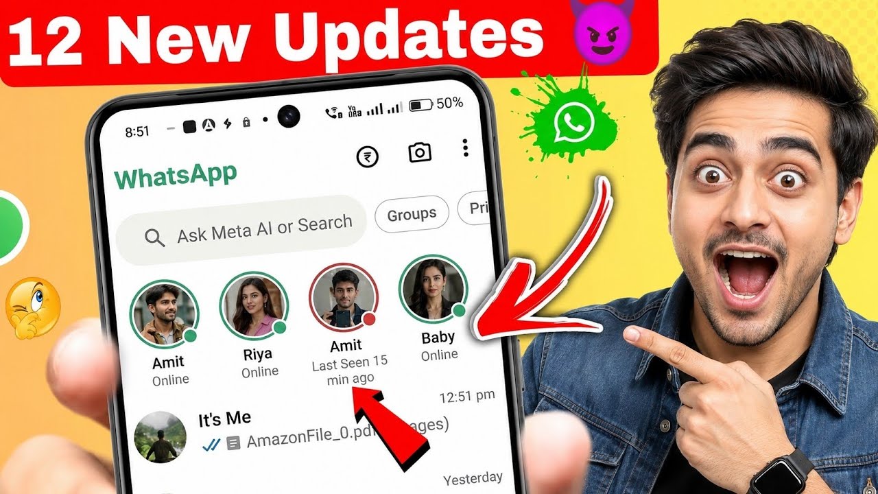 12 Amazing WhatsApp New Features 🔥 | See Last Seen 👀 | New Updates 2026