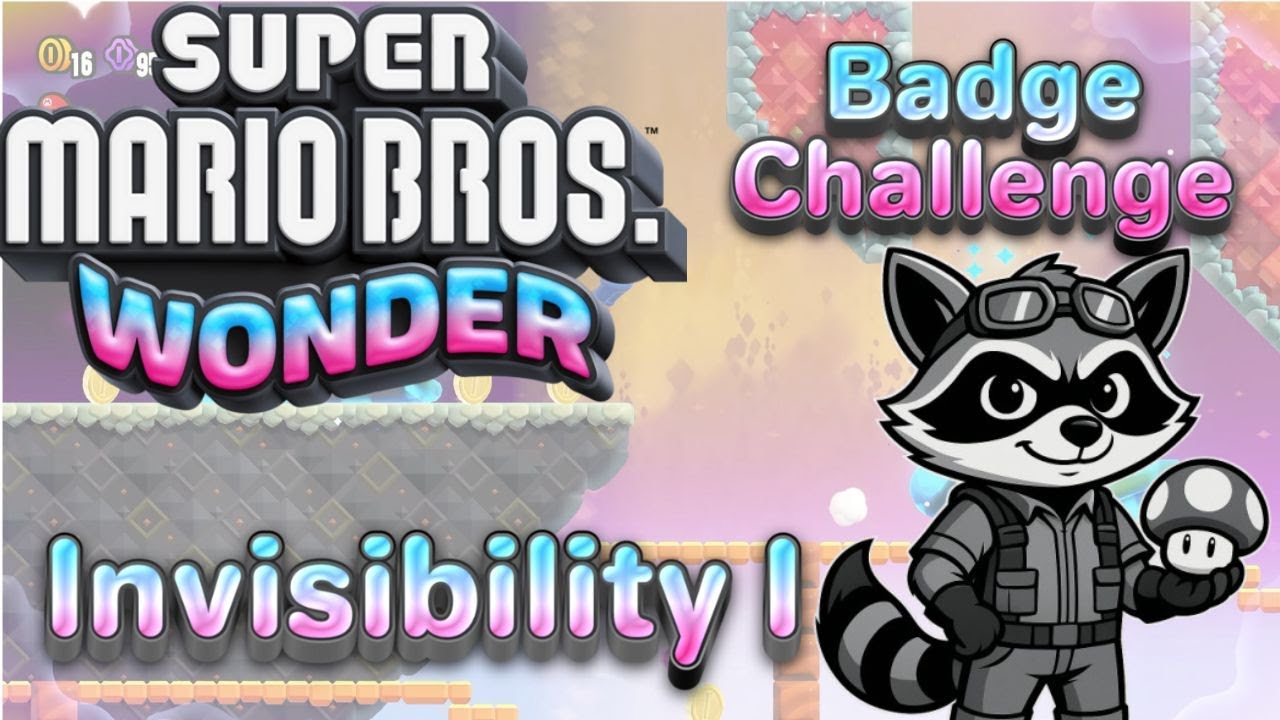 🎮 Super Mario Bros. Wonder – Sunbaked Desert  - Invisibility I - ⭐⭐⭐
