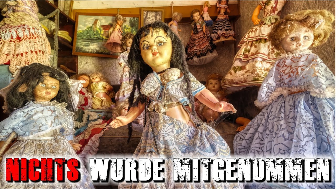 ZEITREISE IN EIN ANDERES LEBEN - DAS HAUS DER PUPPENMACHERIN: eine Urbex-Perle 🔎 Lost Place Urbex