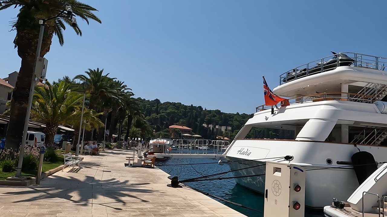 Cavtat Croatia Summer Walk in 4k