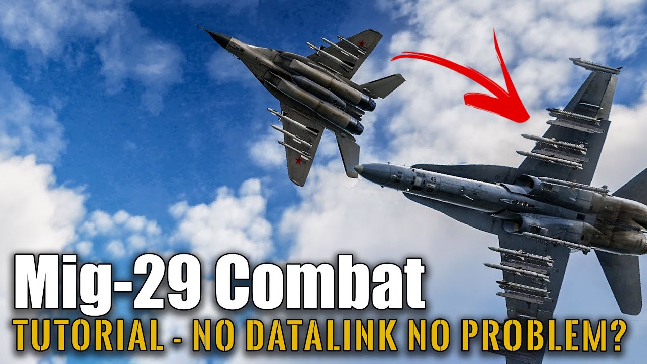 DCS World Multiplayer: Russian Mig-29 Air to Air pvp tutorial (stealth with IRST, AWACS & missiles)