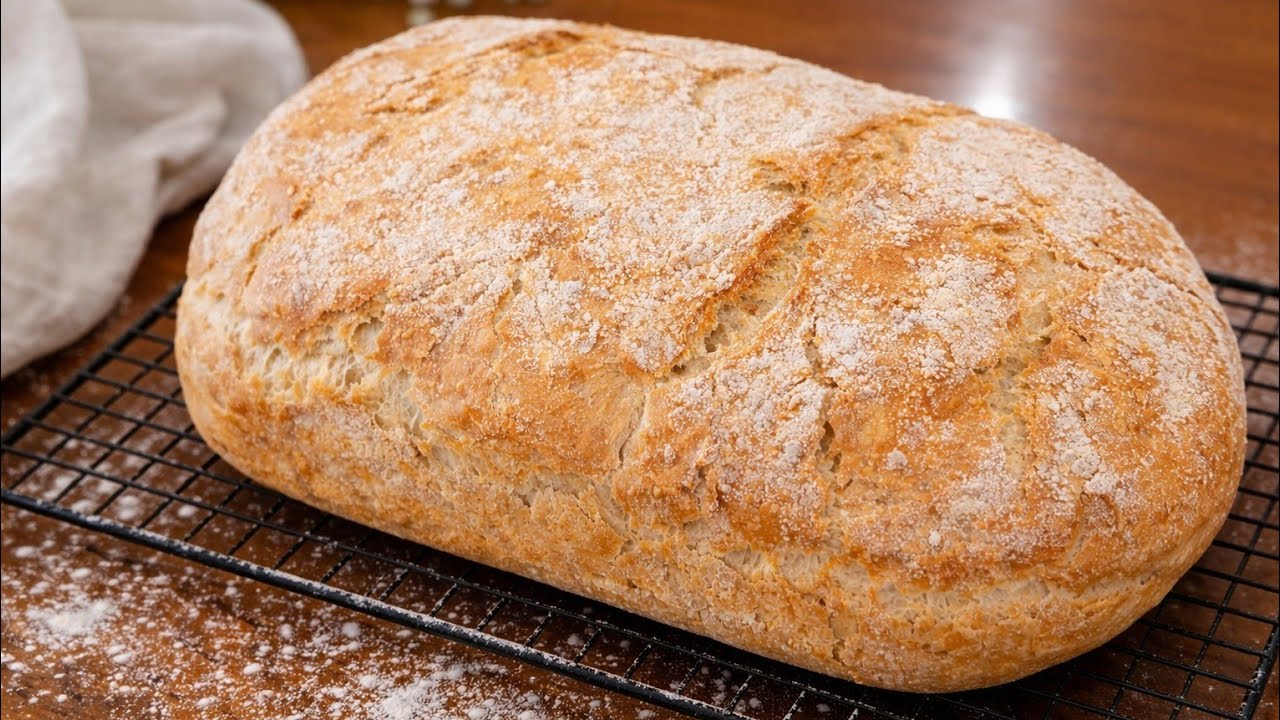 Never buy bread again| the easiest butter bread (no kneading..🤌