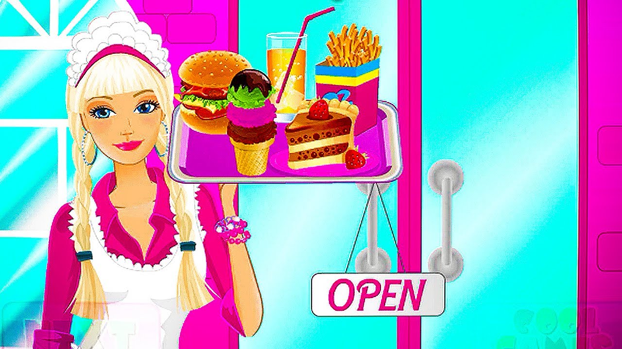 Barbie Fun Cafe Baking Games for Girls | Cooking Games for Girls | Best Food Shop Games