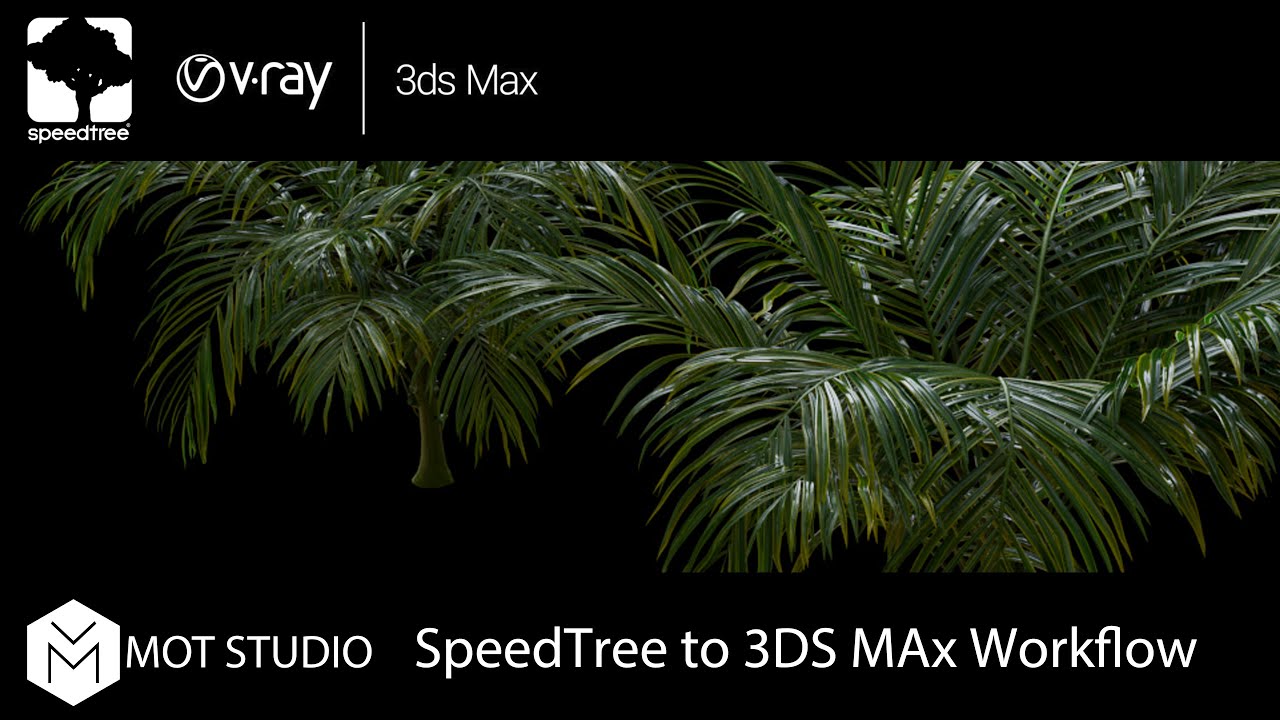 SpeedTree to 3Ds max Workflow