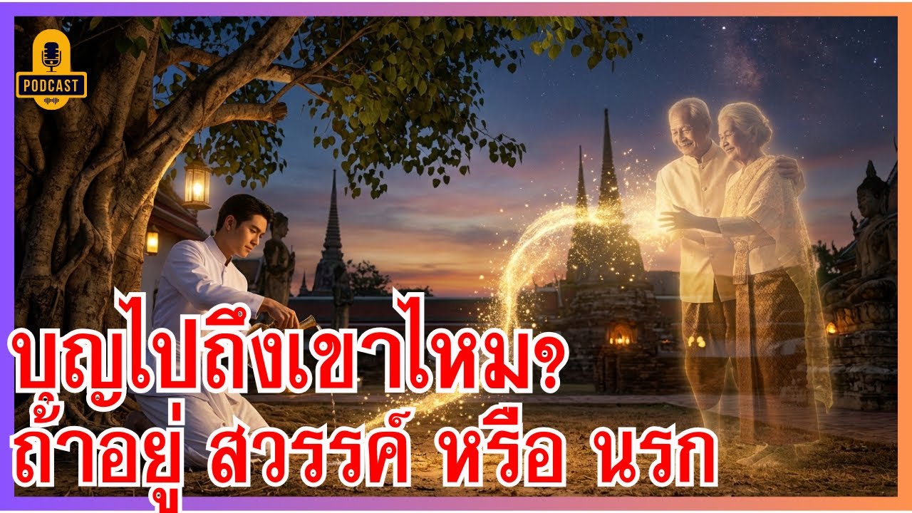 ถ้าเขาไปเกิดดีแล้ว หรือตกนรก บุญจะไปไหน? เจาะลึกกลไกการส่งบุญที่คนเป็นต้องรู้ #ธรรมเบาใจ