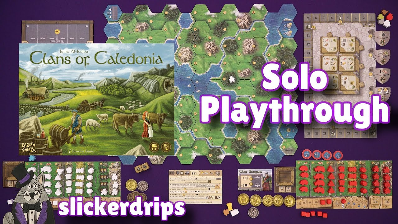Clans of Caledonia - Solo Playthrough