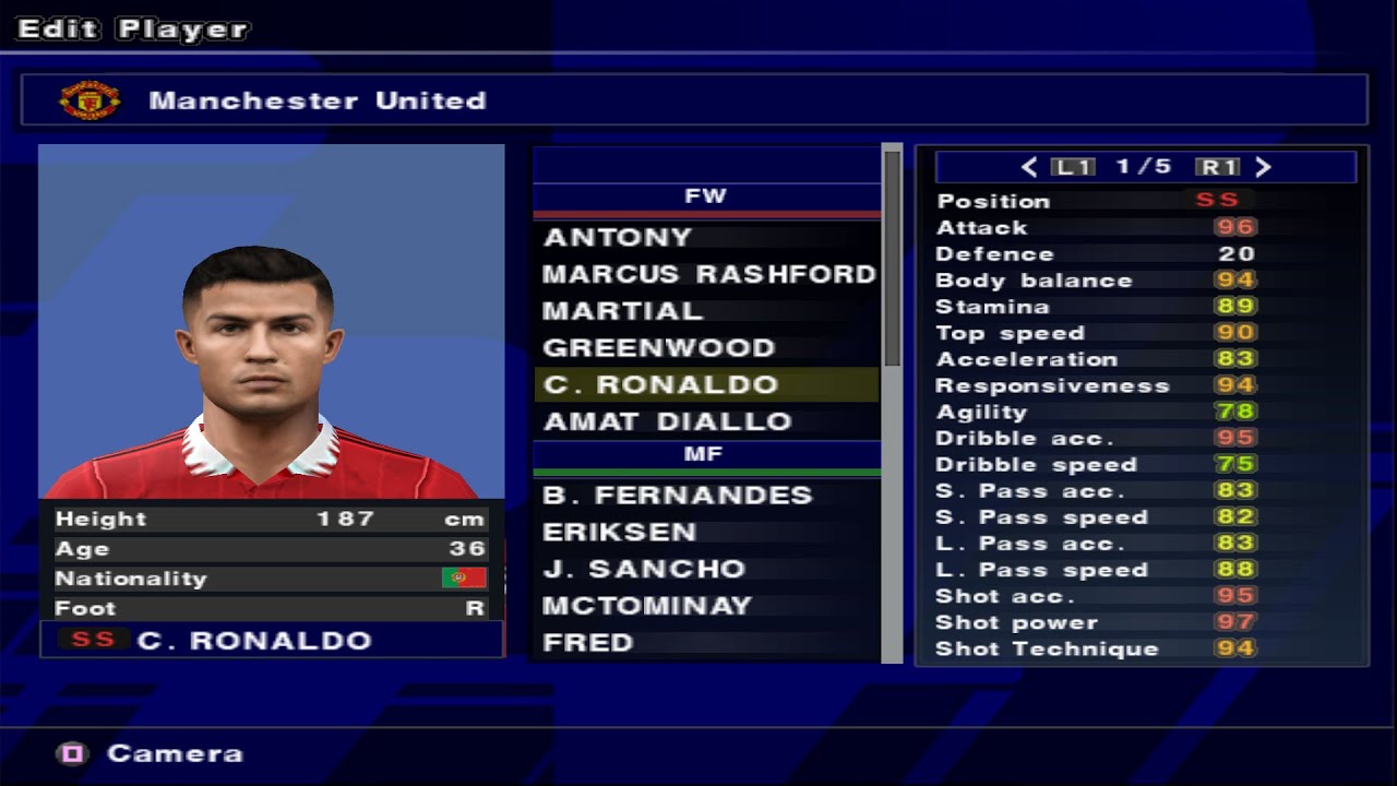 PES 2023 PS2 ISO | eFootball UPDATE 2023 PS2 ISO | Update Full Transfer Download ISO