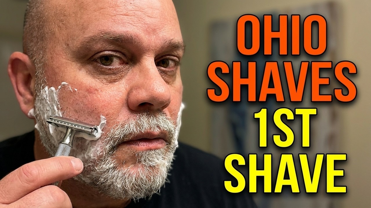 1st Shave With Safety Razor Viking Razor #1
