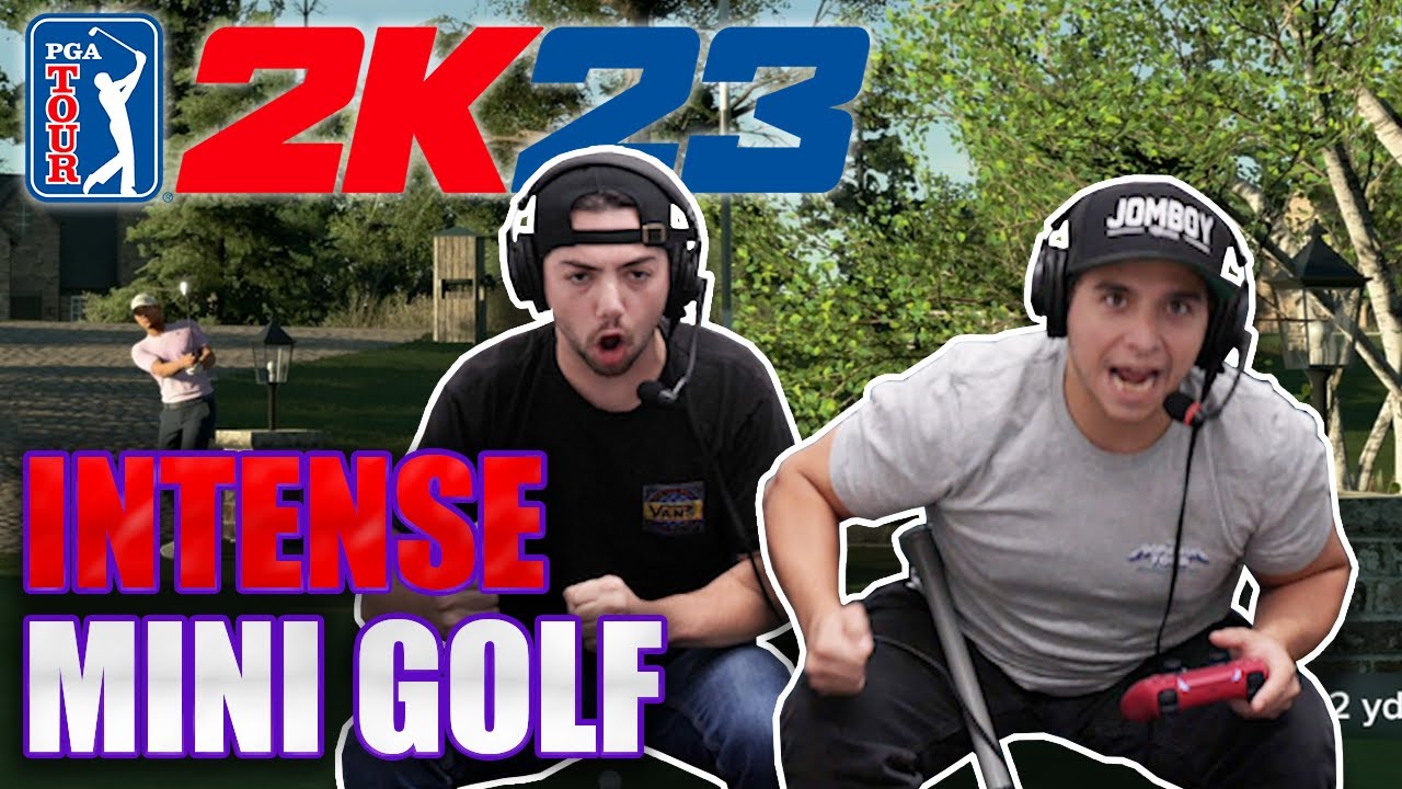 We found an INSANE mini golf course!! | PGA Tour 2K23