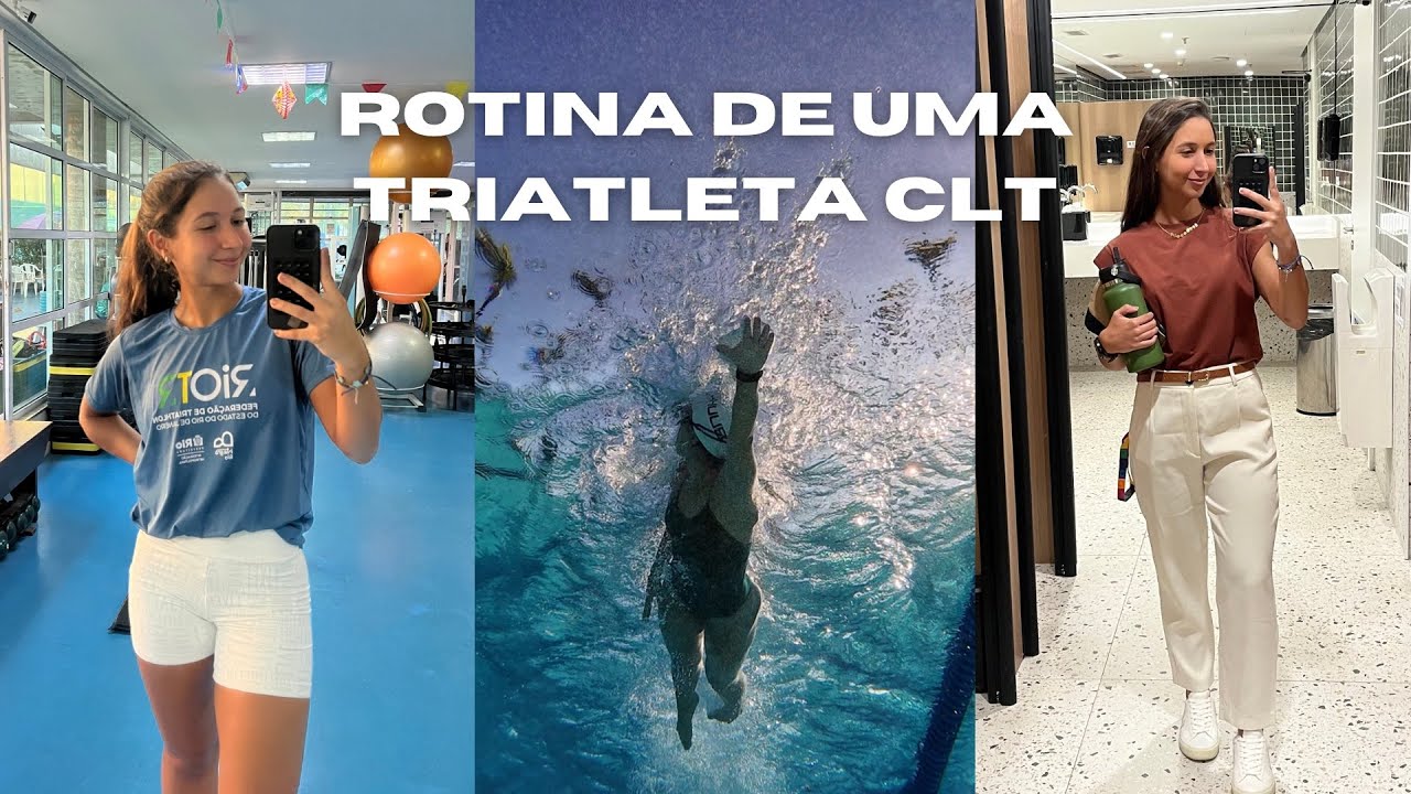 UM DIA NA VIDA DE UMA TRIATLETA CLT - rumo ao Ironman 70.3