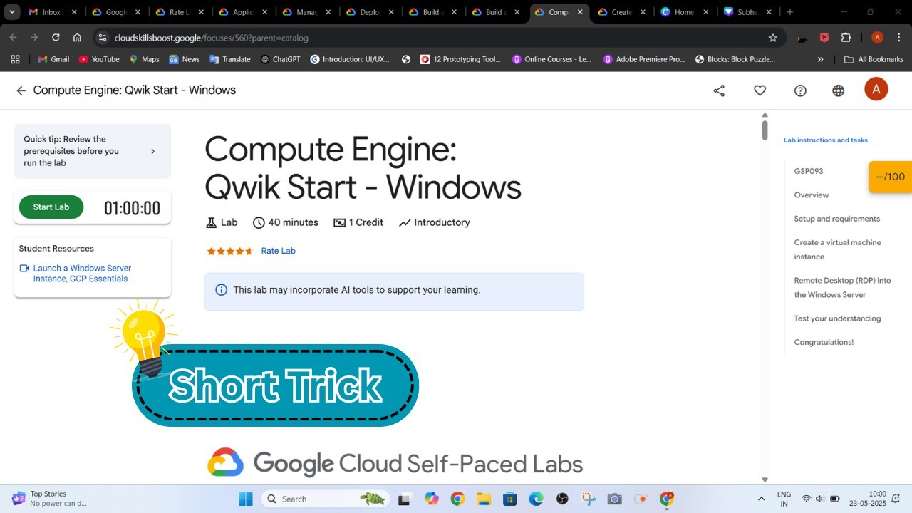 Compute Engine: Qwik Start - Windows || Lab Solution || Google Cloud Arcade 2025 🎮