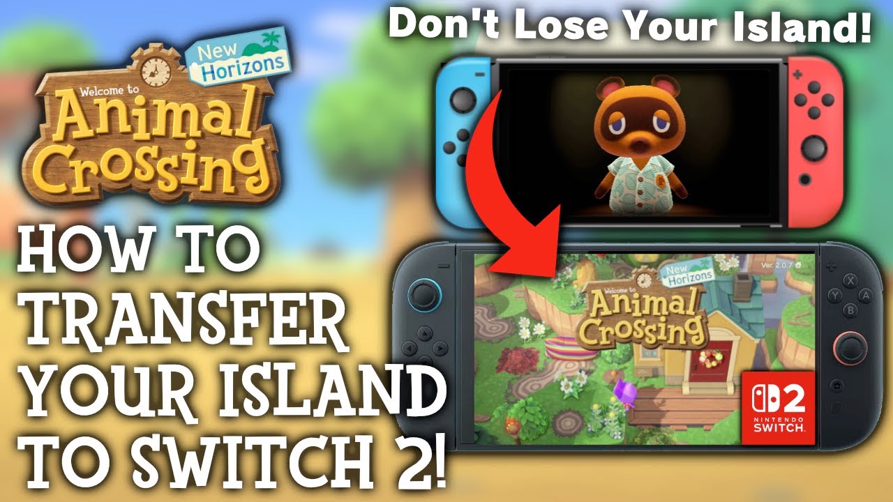 Как БЕЗОПАСНО перенести свой остров Animal Crossing на Switch 2!