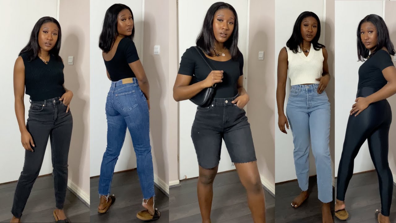 H&M DENIM HAUL | SPRING 2021 | PETITE GIRL FRIENDLY