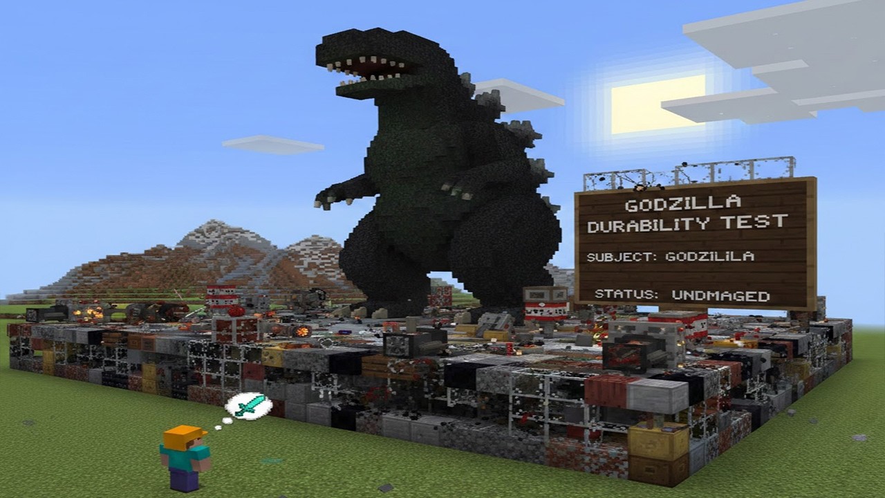 How to Kill Godzilla (Astronomia Coffin Meme) Minecraft PE