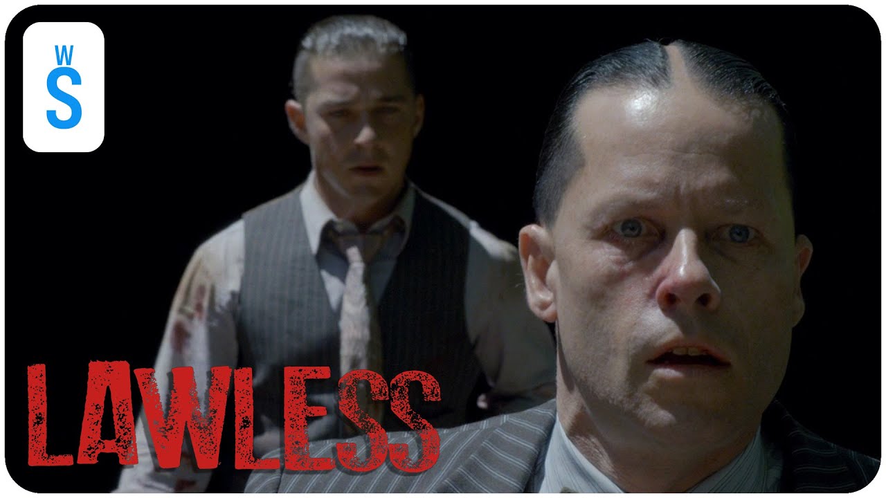 Lawless (2012) | Scene: Jack arrives at the bridge and a shootout ensues