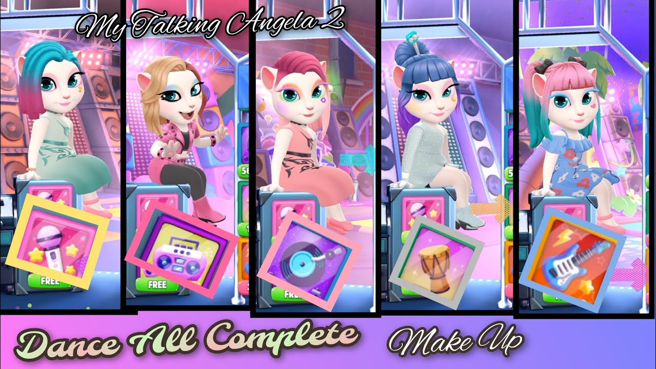 My Talking Angela 2 All Dance Makeup Artist 💖💫✨