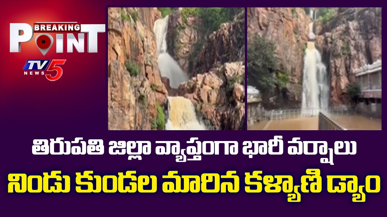 తిరుపతి జిల్లాలో భారీ వర్షాలు Heavy Rain in Tirupati Districts | Weather Report Updates | TV5 News