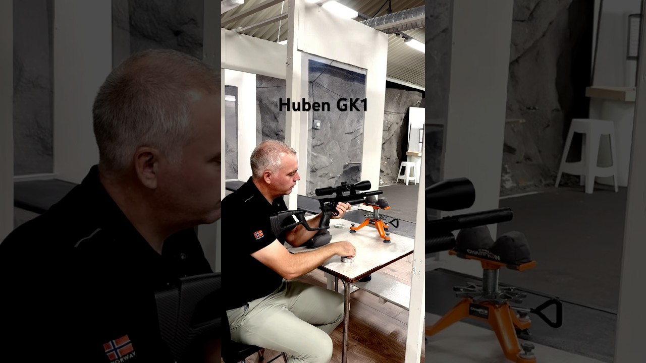 Huben GK1 with stock and scope