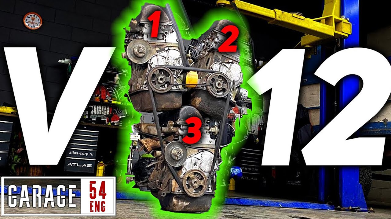 Combining three Lada motors into a makeshift V12